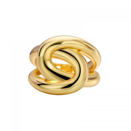 Brass Finger Ring plated & for woman golden Sold By PC