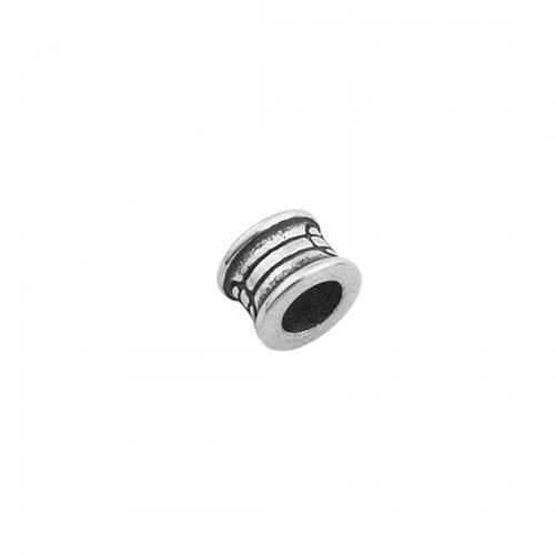 Acier inoxydable Perles Grand Hole, Acier inoxydable 304, poli, DIY, 6x8.50mm, Trou:Environ 5mm, Vendu par PC