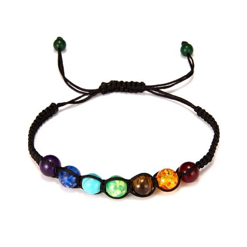 Gemstone Bracelets fashion jewelry & Unisex 8mm Sold By PC