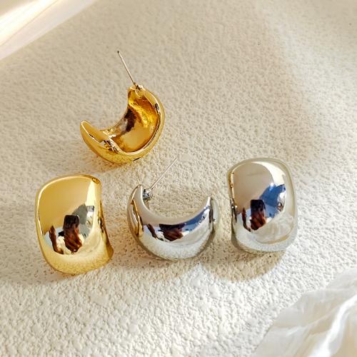 Zinc Alloy Stud Earring plated fashion jewelry & for woman Sold By Pair