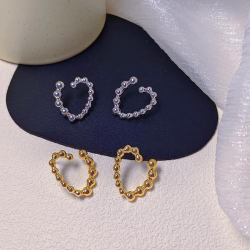 Zinc Alloy Stud Earring plated fashion jewelry & for woman Sold By Pair