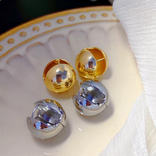 Brincos de gota de liga de zinco, banhado, joias de moda & para mulher, Mais cores pare escolha, 20x20mm, vendido por par