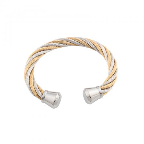 Rozsdamentes acél bangle, 304 rozsdamentes acél, divat ékszerek & egynemű, Belső átmérő:Kb 63mm, Által értékesített PC