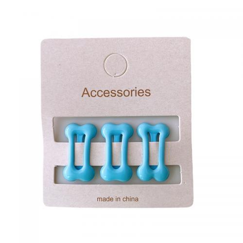 Snap fermagli per capelli, lega in zinco, per la donna & smalto & cavo, nessuno, 25x13mm, Appross. 3PC/lotto, Venduto da lotto