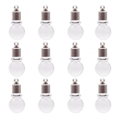 Gemstone Pendants Jewelry Glass Light Bulb DIY Approx Sold By Box