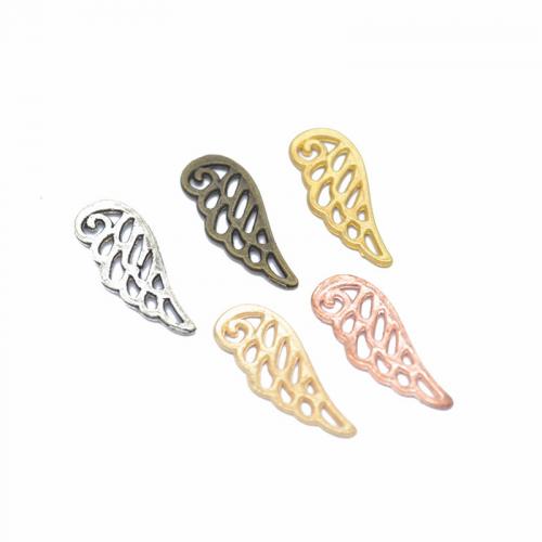 Sciathán múnlaithe Sinc Alloy Pendants, Cruth Sciathán, plátáilte, DIY, dathanna níos mó le haghaidh rogha, nicil, luaidhe & caidmiam saor in aisce, 23x9mm, Díolta De réir PC