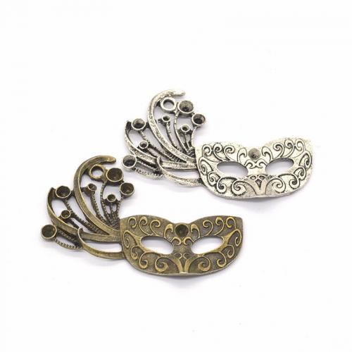 Zinc Alloy Pendants Mask plated DIY nickel lead & cadmium free Sold By PC