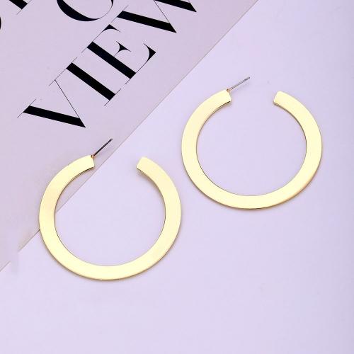 Boucles d'oreilles fer, Placage de couleur d'or, bijoux de mode & styles différents pour le choix & pour femme, doré, protéger l'environnement, sans nickel, plomb et cadmium, Vendu par paire