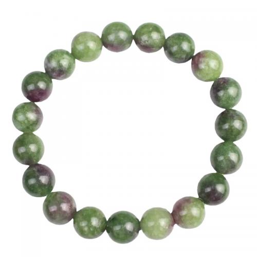 Gemstone Bracelets Ruby in Zoisite Unisex green Sold By PC