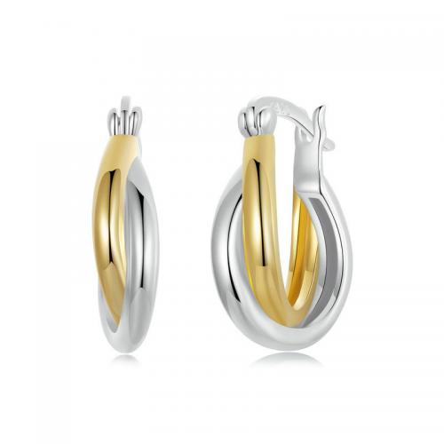 Boucles d'oreilles en argent sterling 925, bijoux de mode & pour femme, protéger l'environnement, sans nickel, plomb et cadmium, 4x15mm, Vendu par paire