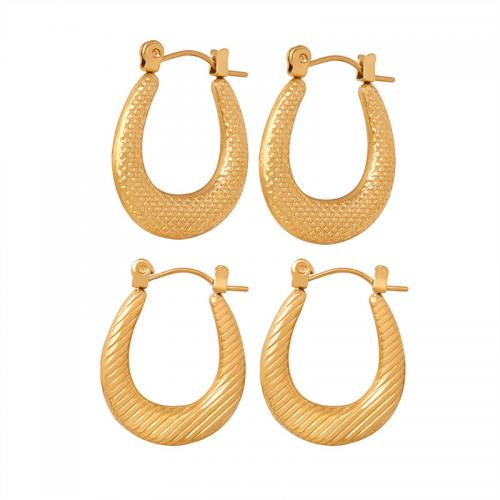 Boucle d'oreille Acier Titane, bijoux de mode & styles différents pour le choix & pour femme, plus de couleurs à choisir, Vendu par paire