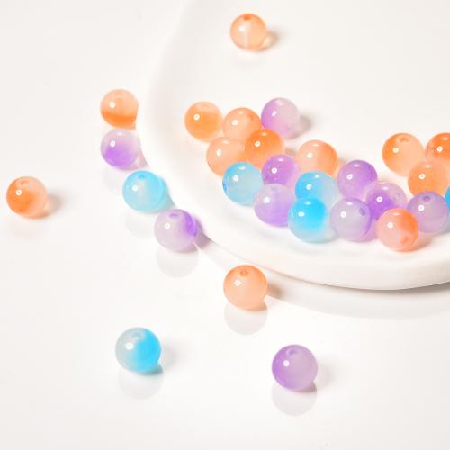 Fashion Glass Beads Round DIY 8mm Sold By Bag