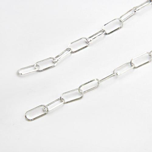 Sterling ασήμι αλυσίδες, 925 Sterling Silver, γυαλισμένο, DIY, Sold Με G