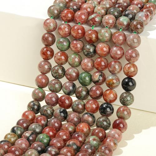 Natural Garnet Beads Round polished DIY Sold By Strand