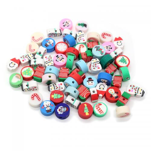 Polimero-Clay-Beads, argilla polimero, DIY & stili diversi per la scelta, nessuno, 10x5mm, 1000PC/borsa, Venduto da borsa