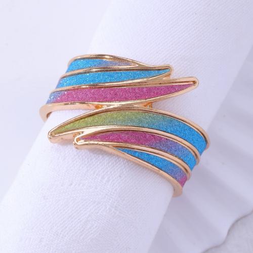 Tørklæde spænde, Zinc Alloy, Rainbow, guldfarve belagt, for kvinde & emalje, flerfarvede, 40x27mm, Solgt af PC