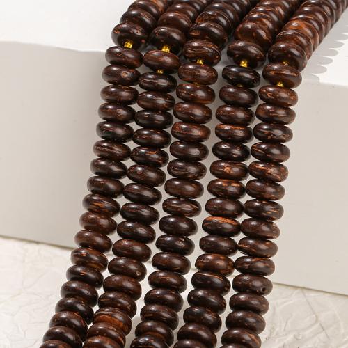 Coconut Beads Abacus polished DIY Sold By Strand