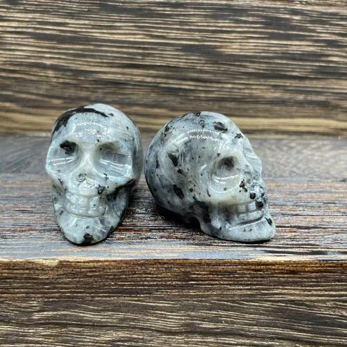 Fashion Decoration Natural Stone Skull for home and office 28mm Sold By PC