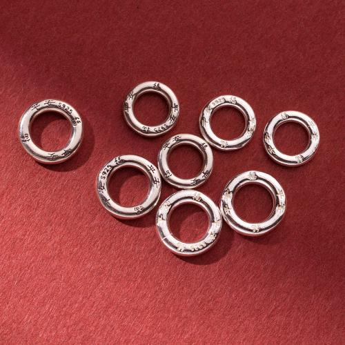 925 Sterlingsilber Biegering, 925 Sterling Silber, DIY & verschiedene Größen vorhanden, keine, verkauft von PC