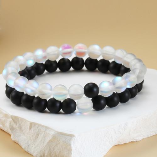 Gemstone Bracciali, pietra preziosa, gioielli di moda & unisex, nessuno, 2PC/set, Venduto da set