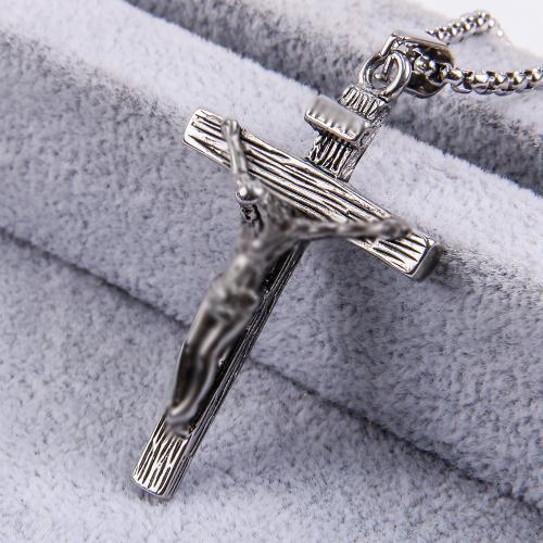 Stainless Steel Cross Pendants 304 Stainless Steel DIY nickel lead & cadmium free Sold By PC