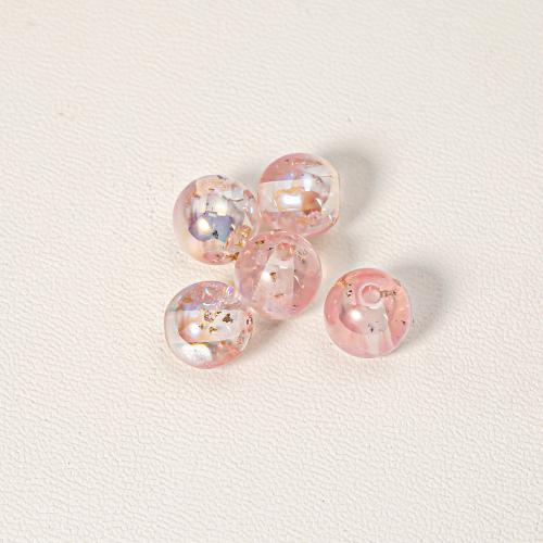 Perles en plastique ABS, Rond, Placage, DIY, plus de couleurs à choisir, 8mm, 100PC/sac, Vendu par sac