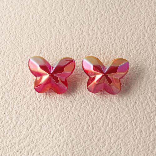 ABS Plastic Beads Butterfly plated DIY Approx Sold By Bag