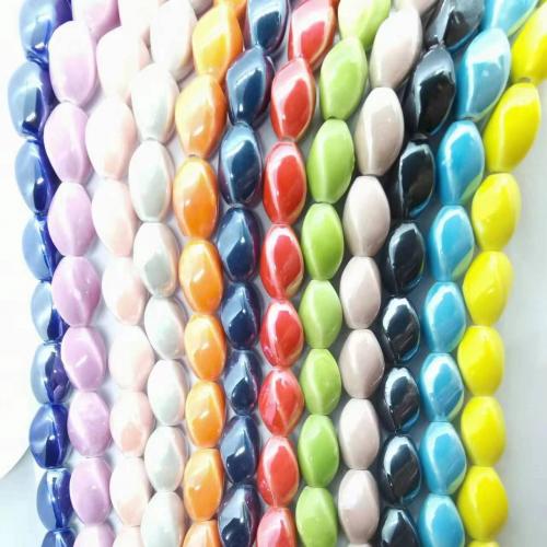 PorseleinJuwelen Beads, Porselein, DIY, meer kleuren voor de keuze, 17x10mm, Ca 100pC's/Bag, Verkocht door Bag