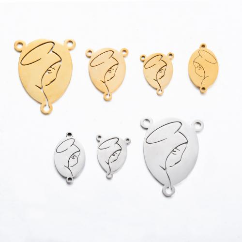 Stainless Steel Pendants 304 Stainless Steel plated DIY & 2/1 loop & 1/1 loop Sold By Bag