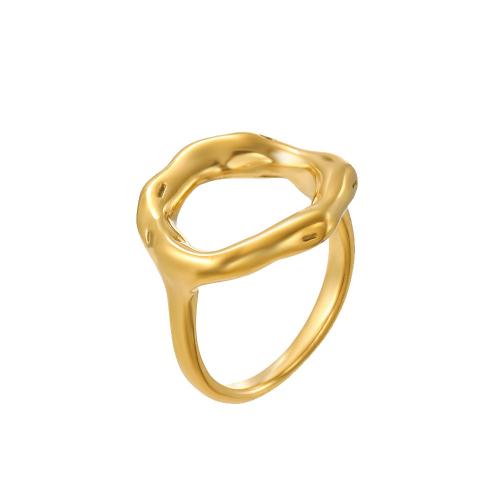 Anillo de dedo de acero inoxidable, acero inoxidable 304, chapado, diverso tamaño para la opción & para mujer, más colores para la opción, Vendido por UD