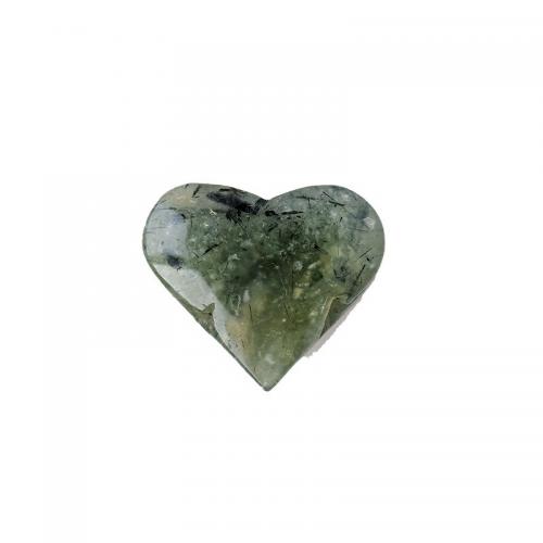 Natural Prehnite Decoration Heart decoration length 50-60mm Sold By PC