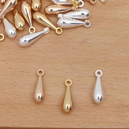 Zink legering Extender kæde Drop, Zinc Alloy, Teardrop, forgyldt, du kan DIY, flere farver til valg, nikkel, bly & cadmium fri, 19x6mm, 100pc'er/Bag, Solgt af Bag