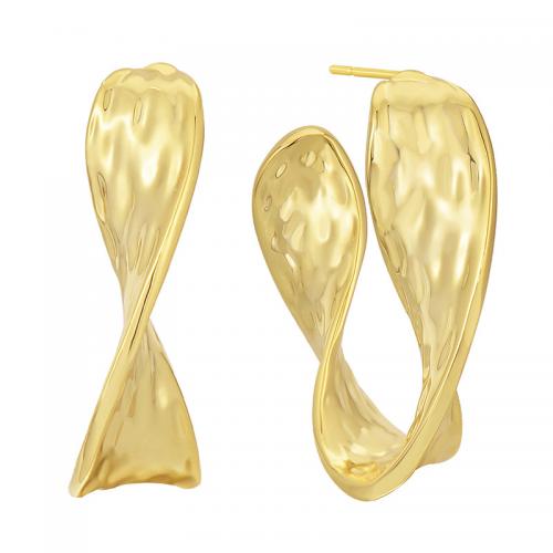 Brass Stud Earring plated for woman gold Sold By Pair