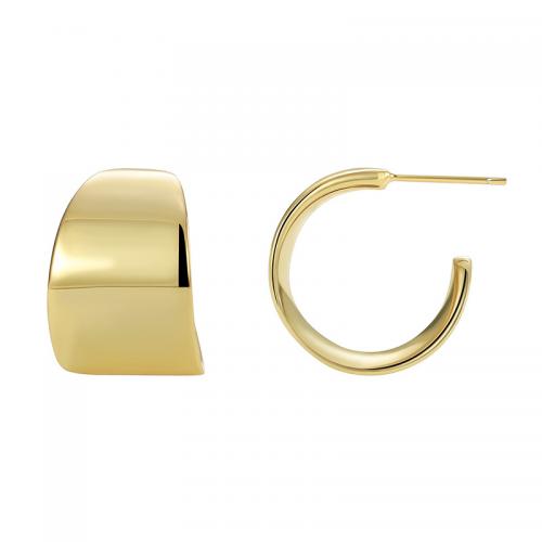 Brass Stud Earring plated for woman gold Sold By Pair