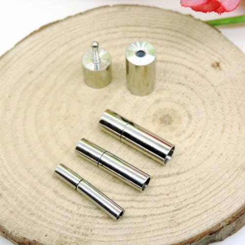 Stainless Steel Bayonet Clasp 304 Stainless Steel DIY original color nickel lead & cadmium free Sold By Bag