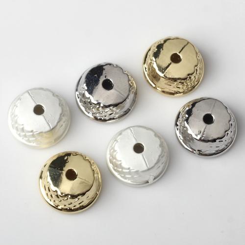 Zinc Alloy Spacer Kralen, kom, plated, DIY, meer kleuren voor de keuze, nikkel, lood en cadmium vrij, 12mm, Verkocht door PC