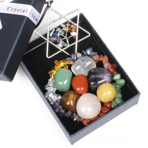 Natural Gemstone Jewelry Sets fashion jewelry mixed colors Sold By Box