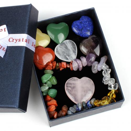 Natural Gemstone Jewelry Sets fashion jewelry mixed colors Sold By Box