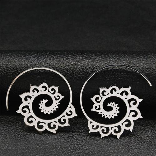 Stainless Steel Drop Earring 304 Stainless Steel polished fashion jewelry & for woman nickel lead & cadmium free Sold By Pair