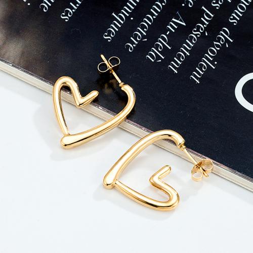 Stainless Steel Stud Earrings 304 Stainless Steel fashion jewelry & for woman nickel lead & cadmium free Sold By Pair