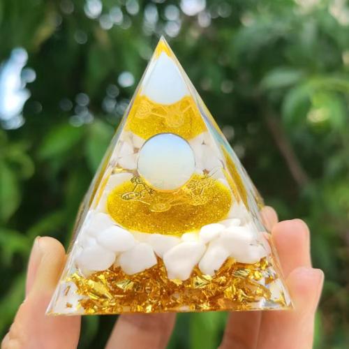 Resin Pyramid Decoration Pyramidal epoxy gel  Sold By PC