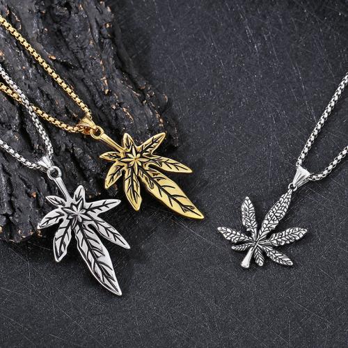 Stainless Steel Pendants 304 Stainless Steel Leaf plated DIY nickel lead & cadmium free Sold By PC