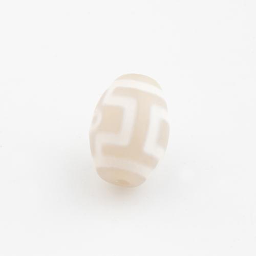 Natuurlijke Tibetaanse Agaat Dzi Beads, DIY, 15.50x11.50mm, Gat:Ca 2mm, Verkocht door PC