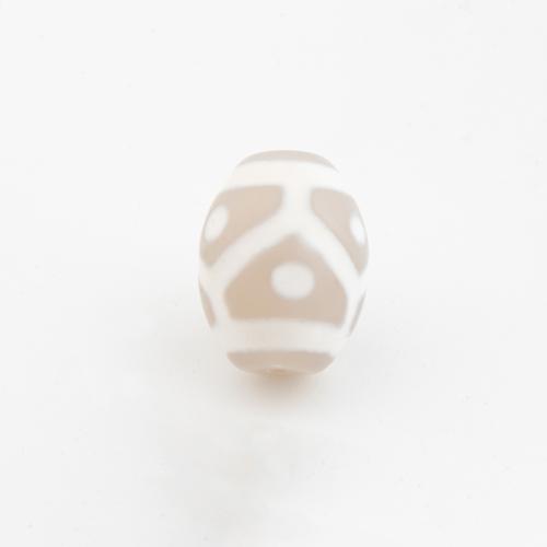 Natuurlijke Tibetaanse Agaat Dzi Beads, DIY, 15x12mm, Gat:Ca 2mm, Verkocht door PC