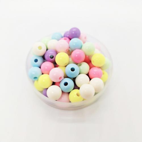 Resin Jewelry Beads Round DIY Sold By Bag