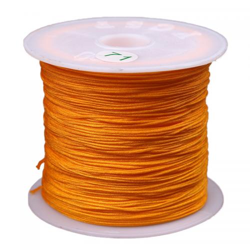 Fashion Cord smykker, Polypropylen Nylon, du kan DIY, flere farver til valg, 30000x0.40mm, Solgt af Spool