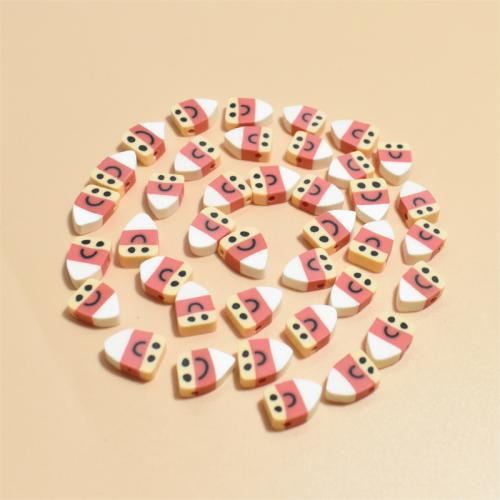 Polymer lerperler, Polymer Clay, blyant, du kan DIY, blandede farver, 10mm, Ca. 1000pc'er/Bag, Solgt af Bag