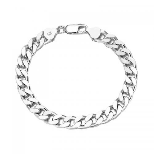 Sterling Silber Armbänder, 925 Sterling Silber, plattiert, für Frau, Silberfarbe, verkauft von PC