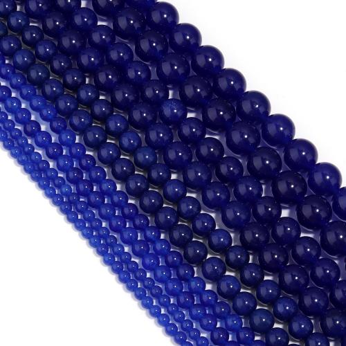 Paars Chalcedoon, Ronde, gepolijst, DIY & verschillende grootte voor keus, azuursteen, Per verkocht Ca 38 cm Strand