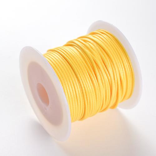 Wax Koord, met kunststof spoel, Schelp, DIY, meer kleuren voor de keuze, 1mm, Ca 10m/spool, Verkocht door spool